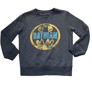Boys/Kids‎ Jumping Beans Batman Gray Long Sleeve Spring Soft Fleece Sweatshirt 6
